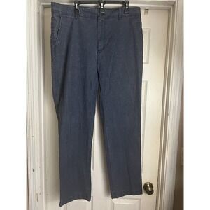 JOSEPH ABBOUD Mens Pants 40x34 Blue Cotton Spandex Stretch Casual Dress‎